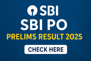 sbi po result check